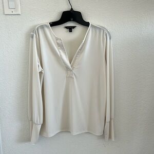 Banana Republic White Blouse